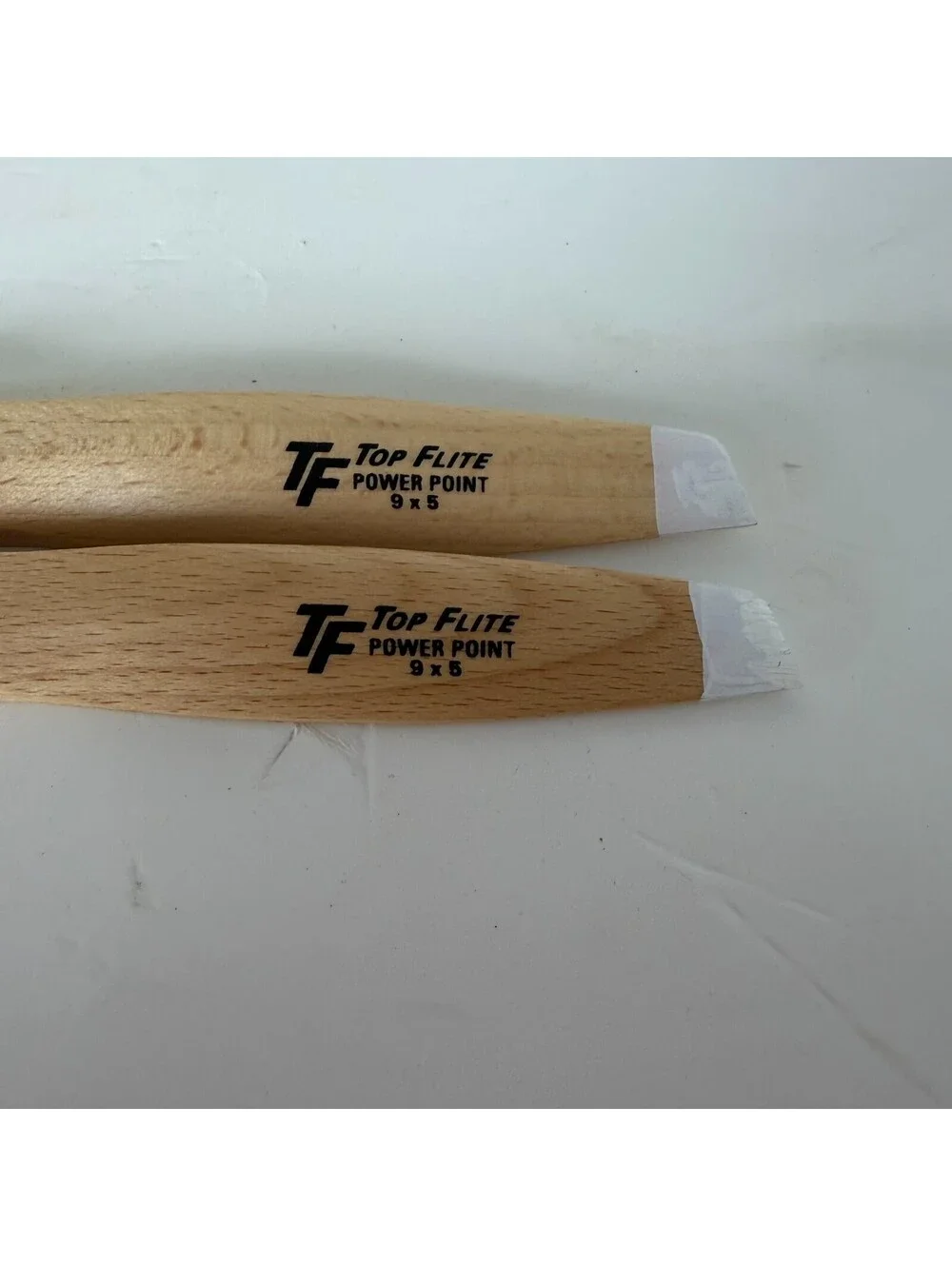 Top Flite 9x5 Power Point Wood Propeller RC Model Airplane Set of 2 New
